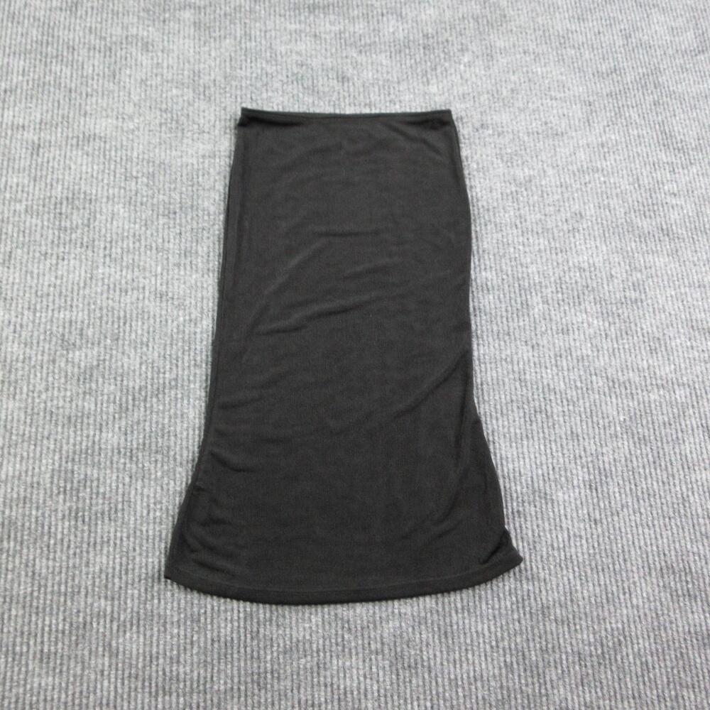 DANIELLE GUIZIO Skirt Womens XXS Black Selene Midi Stretch Pull On NWT